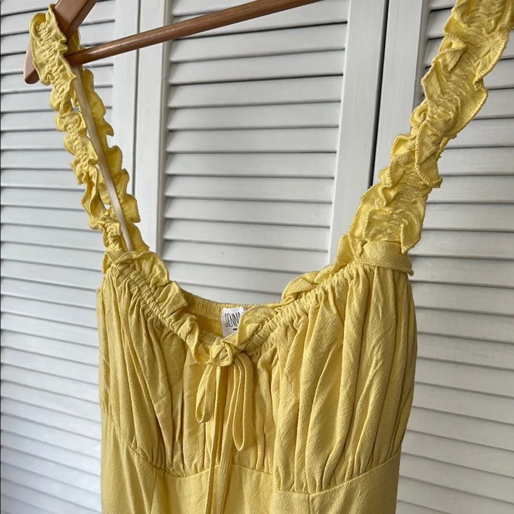 Yellow Ruffled Sundress - Picture 2 of 6